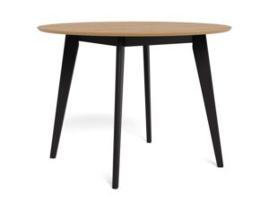 Söögilaud ROXBY D105xH76cm, tamm/must AC85661