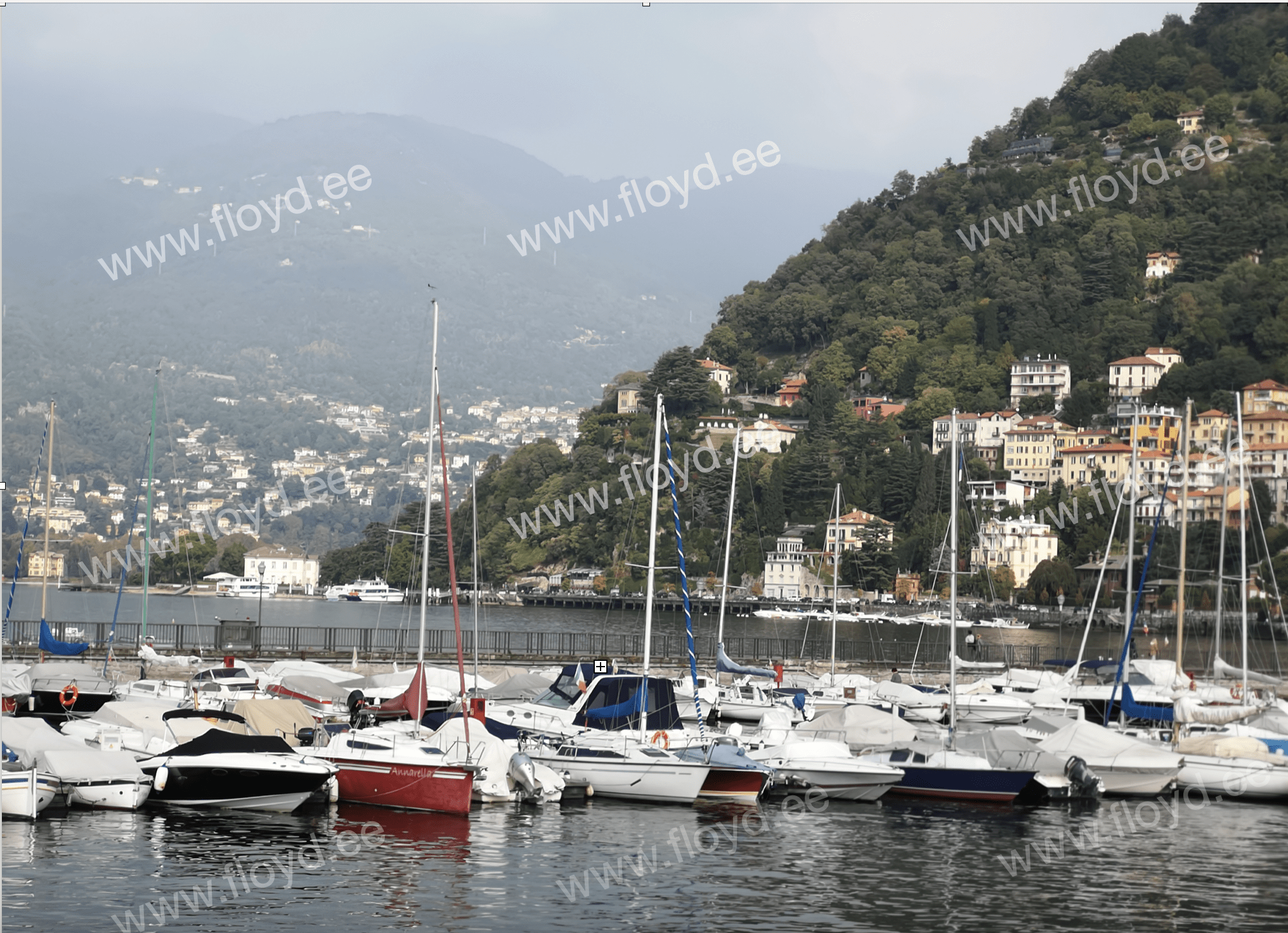 Raamitud foto, Como järv Lago di Como, Järv, pujekad, mäed