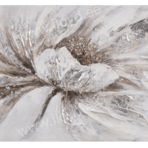 Õlimaal 50x150cm, valge lill