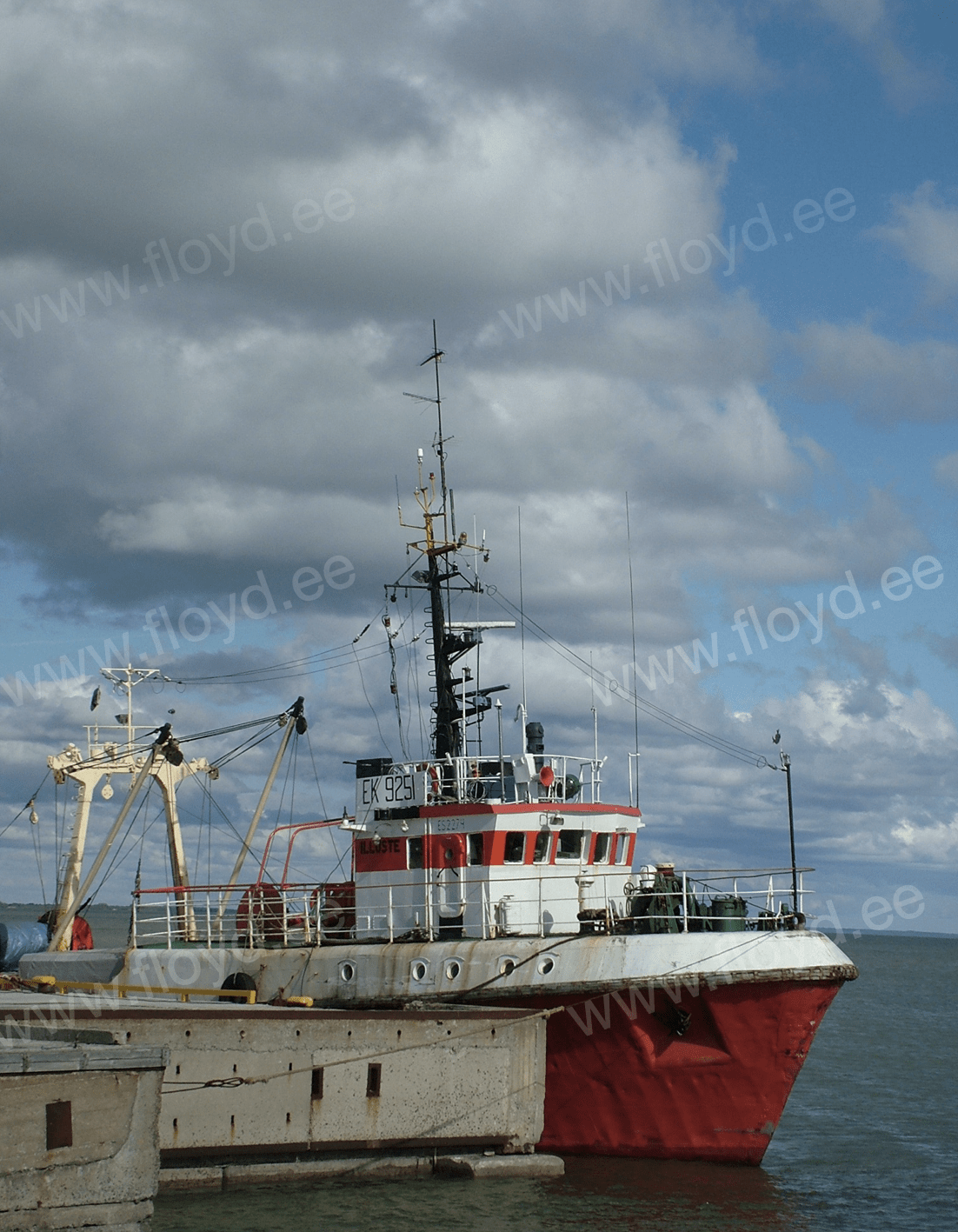 Raamitud foto, Punane laev, 40×50cm
