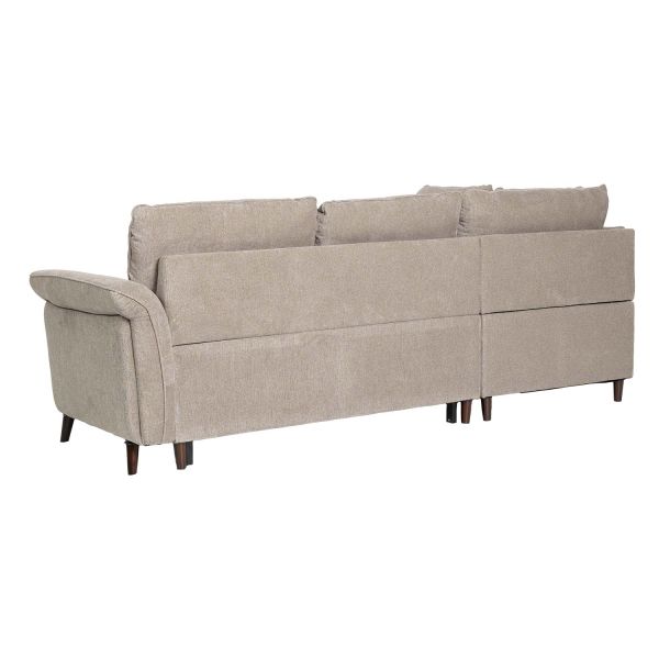 Nurgadiivanvoodi LINDY VN, helepruun (6)