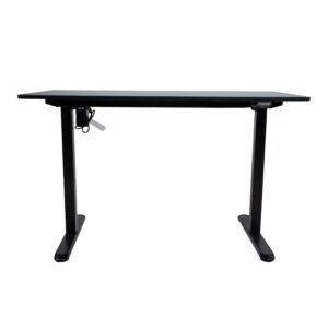 Töölaud ERGO LIGHT 1-mootoriga 120x60xH73-118cm, must K187082