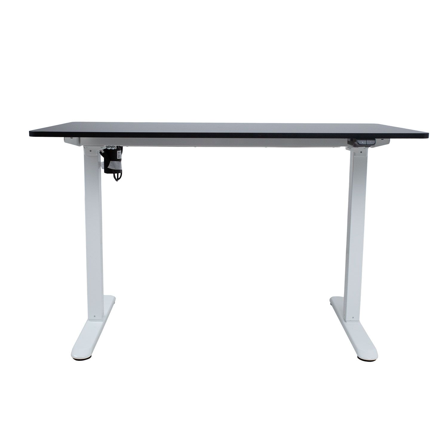 Töölaud ERGO LIGHT 1-mootoriga 120x60xH73-118cm, must:valge K187072 eest Töölaud ERGO LIGHT 1-mootoriga 120x60xH73-118cm, must/valge K187072