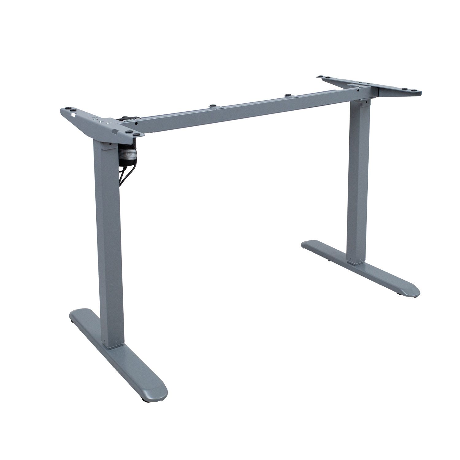 Töölaud ERGO LIGHT 1-mootoriga 120x60xH73-118cm, tamm:hõbehall K18706
