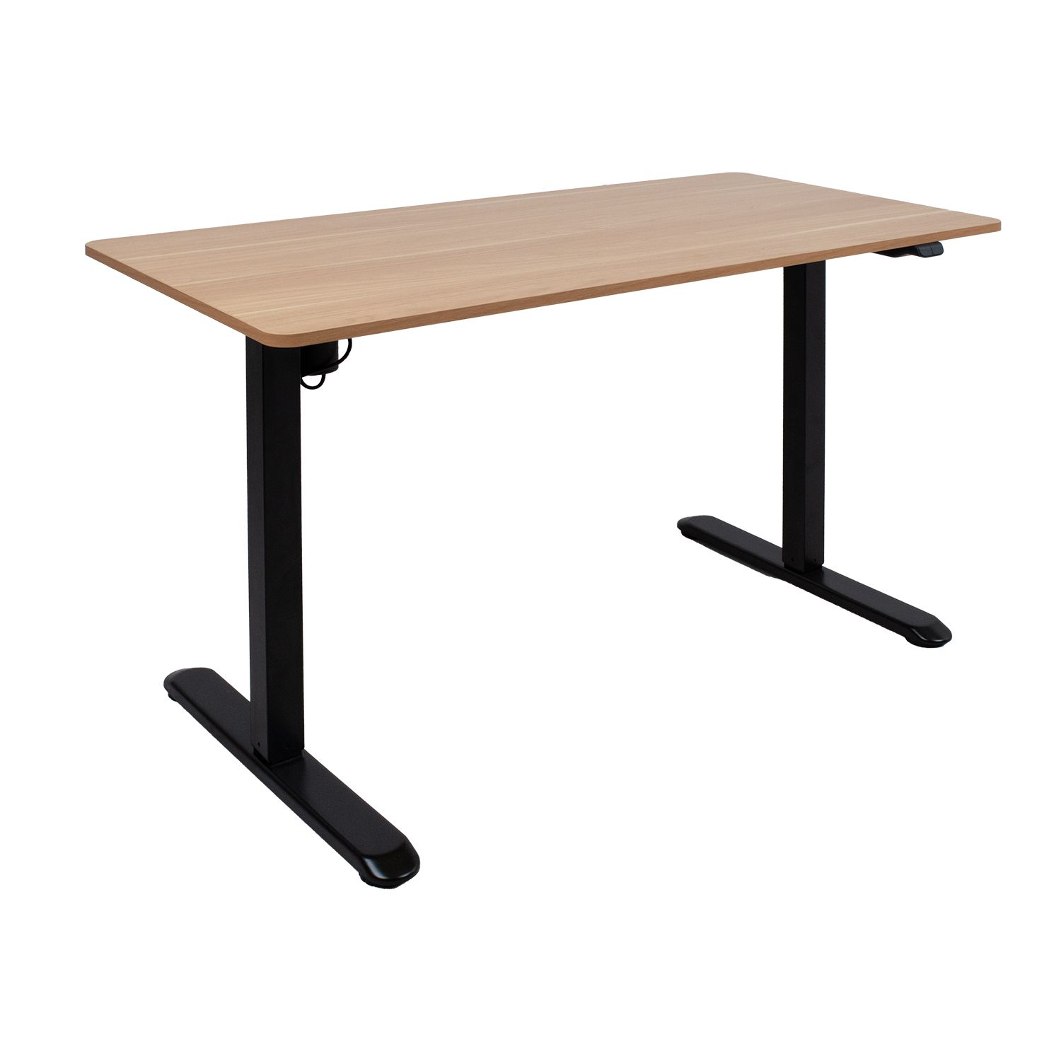 Töölaud ERGO LIGHT 1-mootoriga 120x60xH73-118cm, tamm:must K18708 Töölaud ERGO LIGHT 1-mootoriga 120x60xH73-118cm, tamm/must K18708