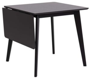 Söögilaud ROXBY 80/120x80xH76cm, must AC91469