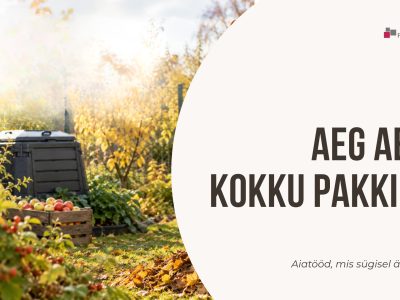 BLOGI. Aeg aed kokku pakkida. Aiatööd, mis sügisel ära teha