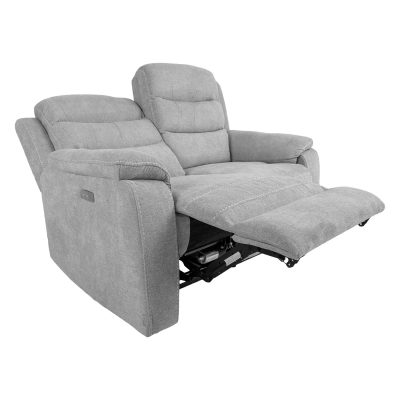 Diivan MIMI 2-kohaline elektriline recliner, helehall 1