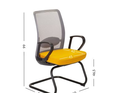 Klienditool ANGGUN kollane:hall 13493 mõõdud