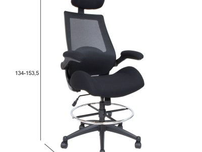 Kõrge töötool MILLER must 27867 mõõdud