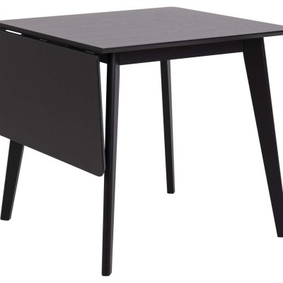 Söögilaud ROXBY 80/120x80xH76cm, must AC91469