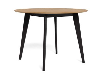 Söögilaud ROXBY D105xH76cm, tamm/must AC85661