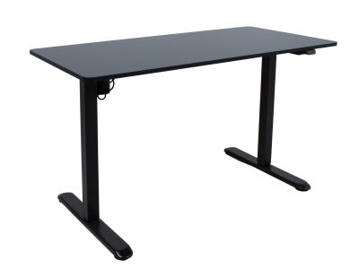 Töölaud ERGO LIGHT 1-mootoriga 120x60xH73-118cm, must K187082