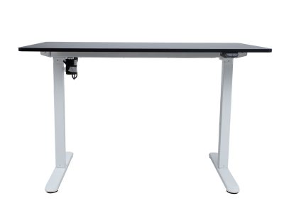 Töölaud ERGO LIGHT 1-mootoriga 120x60xH73-118cm, must/valge K187072