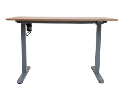 Töölaud ERGO LIGHT 1-mootoriga 120x60xH73-118cm, tamm:hõbehall K18706 eest