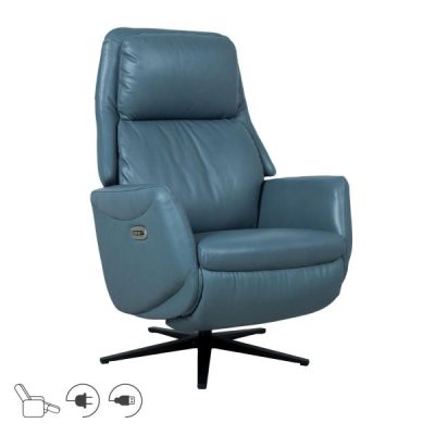 Tugitool DAMIANO elektriline recliner, sinine