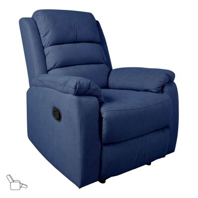 Tugitool MANUEL manuaalne recliner, tumesinine.